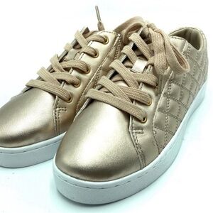Isaac Mizrahi Metallic Gold Women's Sneakers